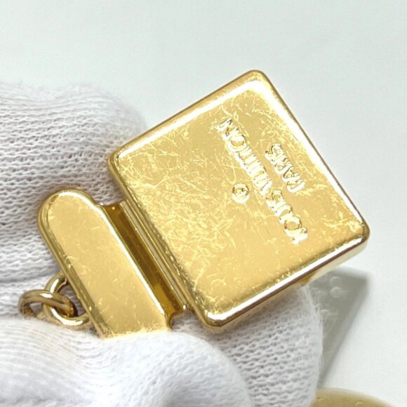 LOUIS VUITTON M01314 Chain-nanogram Icon Key ring Key Holder Bag Charm - Picture 5 of 9